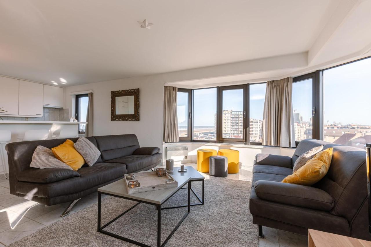 Huswell - Spacious & Modern Sea View Apartment With Garage Ostenda Zewnętrze zdjęcie