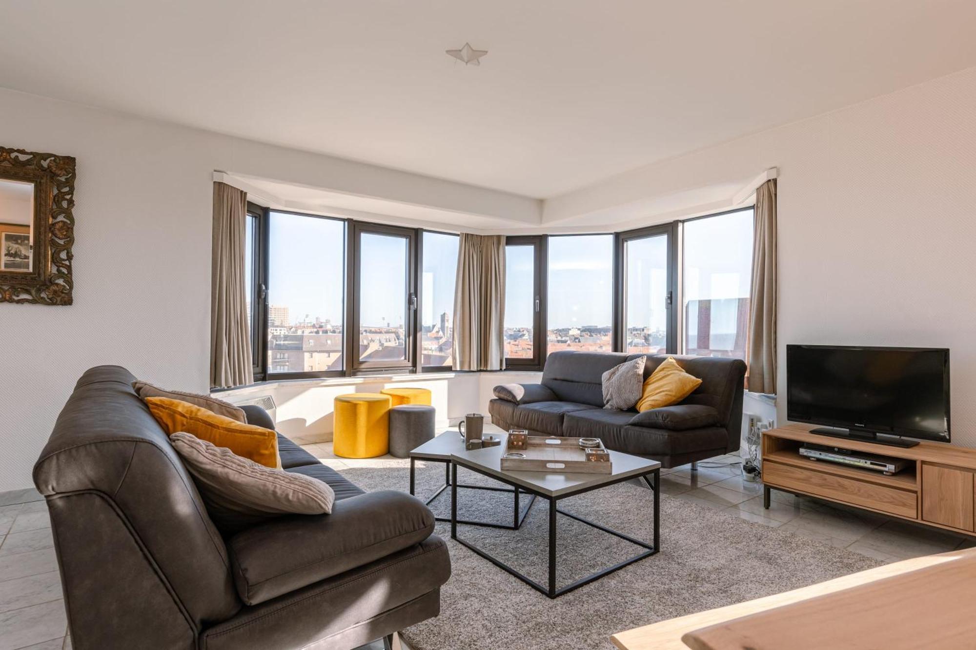 Huswell - Spacious & Modern Sea View Apartment With Garage Ostenda Zewnętrze zdjęcie